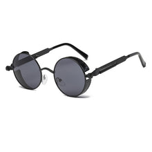 Load image into Gallery viewer, Metal Round Steampunk Sunglasses Men Women Fashion Glasses