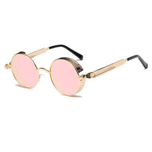 Load image into Gallery viewer, Metal Round Steampunk Sunglasses Men Women Fashion Glasses