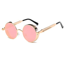 Load image into Gallery viewer, Metal Round Steampunk Sunglasses Men Women Fashion Glasses