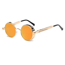 Load image into Gallery viewer, Metal Round Steampunk Sunglasses Men Women Fashion Glasses