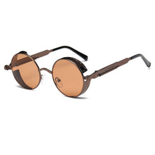 Load image into Gallery viewer, Metal Round Steampunk Sunglasses Men Women Fashion Glasses