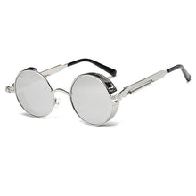 Load image into Gallery viewer, Metal Round Steampunk Sunglasses Men Women Fashion Glasses