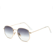 Load image into Gallery viewer, ZUCZUG Polygon Frame Metal Square Sunglasses Women