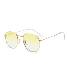 Load image into Gallery viewer, ZUCZUG Polygon Frame Metal Square Sunglasses Women