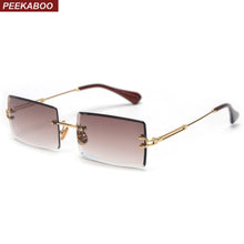 Load image into Gallery viewer, Peekaboo small rectangle sunglasses women