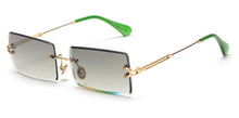Load image into Gallery viewer, Peekaboo small rectangle sunglasses women