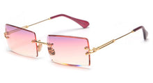 Load image into Gallery viewer, Peekaboo small rectangle sunglasses women