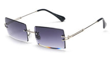 Load image into Gallery viewer, Peekaboo small rectangle sunglasses women