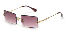 Load image into Gallery viewer, Peekaboo small rectangle sunglasses women