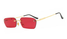Load image into Gallery viewer, MEROAFLY Narrow Sunglasses Men Rimless Summer 2019 Red Blue Black Rectangular Sun glasses for Women