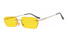 Load image into Gallery viewer, MEROAFLY Narrow Sunglasses Men Rimless Summer 2019 Red Blue Black Rectangular Sun glasses for Women