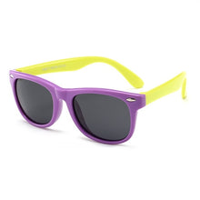 Load image into Gallery viewer, 2019 NewTR90 Silicone Children's Polarizing Sunglasses Square Boys and Girls'Glasses